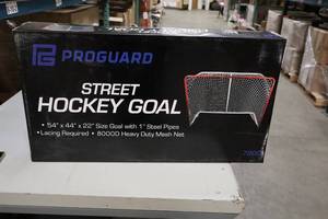 lot 2436 image: Lot of (1) ProGuard Street Hockey Goal 7900 54x44x22