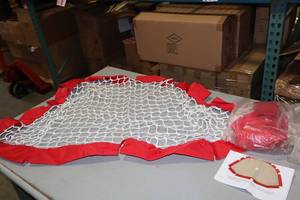 lot 2556 image: Lot of (2) Replacement Hockey Nets for 2x3 Metal Hockey Goal #6900