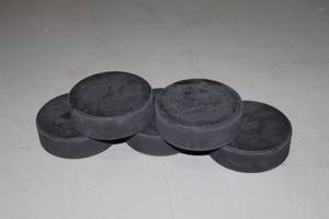 lot 2406 image: Lot of (25) Unprinted Hockey Pucks