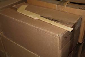 lot 2642 image: Lot of (130) 18 Wood Hockey Goalie Sticks