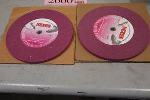 lot 2660 image: Lot of (2) Colonial West Co (USA) Nexus Grinding Wheels 7x38x12
