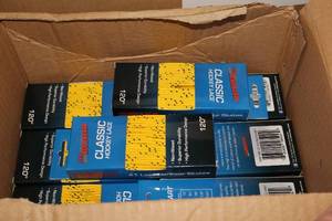 lot 3352 image: Lot of (14 Pairs) ProGuard 120 YellowBlack Classic Hockey Lace