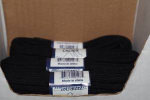 lot 3458 image: Lot of (11 Pairs) ProGuard 108 Black Figure Skate Laces