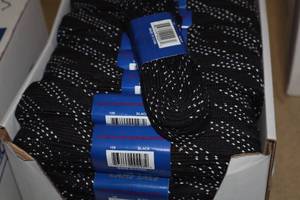 lot 3467 image: Lot of (17 Pairs) ProGuard Sonic Tip 108 Black Skate Laces