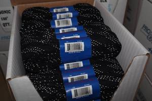 lot 3469 image: Lot of (16 Pairs) ProGuard Sonic Tip 120 Black Skate Laces