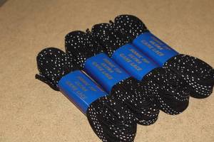 lot 3471 image: Lot of (18 Pairs) ProGuard Sonic Tip 120 Black Skate Laces