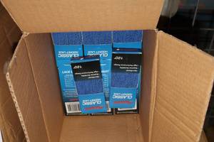 lot 3183 image: Lot of (8 Pairs) ProGuard 120 BlueBlack Classic Hockey Lace