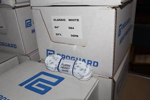 lot 3549 image: Lot of (1 Case) ProGuard 84 White Classic Hockey Laces 36-count ( 36 total items )