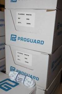 lot 3555 image: Lot of (2 Cases) ProGuard 96 White Classic Hockey Laces 36-count ( 72 total items )