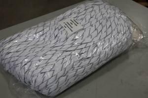 lot 3767 image: Lot of (1 Gross  Bulk - 72pr) ProGuard 96 WhiteBlack Stripe Hockey Laces