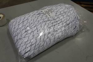 lot 3781 image: Lot of (1 Gross  Bulk - 72pr) ProGuard 120 WhiteBlack Stripe Hockey Laces