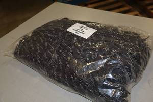 lot 3785 image: Lot of (1 Gross  Bulk - 72pr) ProGuard 72 WhiteBlack Stripe Hockey Laces