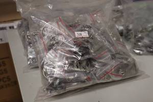 lot 3880 image: Lot of (100) Pewter Hockey Keychains