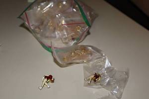 lot 3892 image: Lot of (15 Bags) Figure Skating Pins 6-count ( 90 total items )