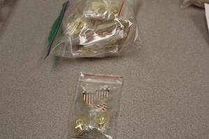lot 3912 image: Lot of (10 Bags) Hattrick Pins 6-count ( 60 total items )