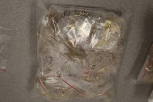 lot 3930 image: Lot of (50 Bags) He Shoots He Scores Pins 6-count ( 300 total items )