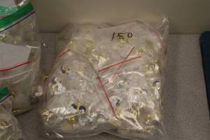lot 3926 image: Lot of (50 Bags) Penguin Ice Skater theme Pins 6-count ( 300 total items )