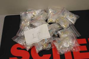 lot 3934A image: Lot of (17 Bags) Pins 6-count ( 102 total items )