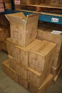 lot 4046 image: Lot of (10 Boxes) ProGuard 42-oz Water Bottle Black Cap w Straw 12-count ( 120 total items )