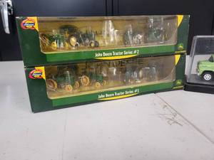 M2 Machines 1958 Chevrolet LCF & 1960 VW Microbus 15 window US Model & John Deere Tractor Series Lot