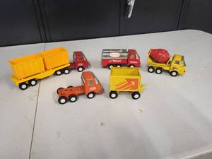 Tonka Lot of Random Trucks, Cement Truck, Milk Truck ETC. (8 Pieces)