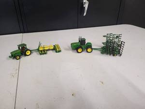 John Deere Tractors, Seeder, & Chisel Plow Lot