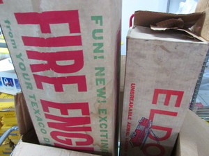 Vintage Toy Fire Trucks