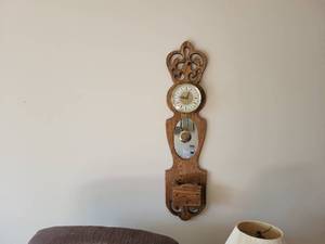 Wooden wall clock