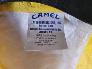 Camel jacket, Tyvek