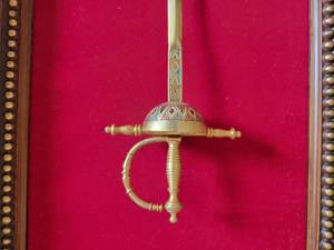 Pair of Sword & Knife Wall Hanging