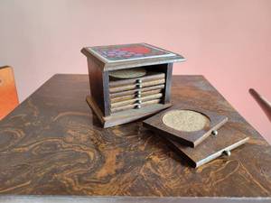 Trio of tables and coasters