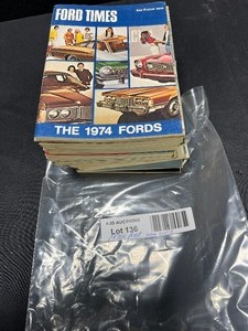 lot 136 image: Ford Times Magazines 1970s