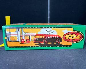 lot 45 image: 139 Die Cast Ertl 1934 Diamond Texaco Doodle Bug Tank Truck Bank NOS