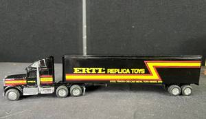 lot 22 image: 164 Die Cast Ertl Truck And Trailer NOS