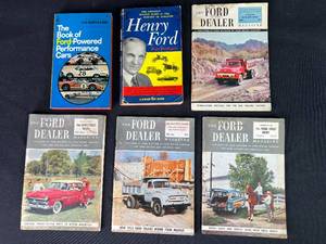 lot 112 image: Vintage Various The Ford Dealer Books And Henry Ford