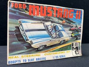 lot 97 image: Vintage Imc Ford Mustang 2 Model 125 Car Kit imc 102-50