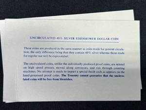lot 545 image: 1974 Eisenhower Silver Dollar