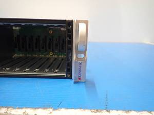 SuperMicro&nbspCSE 216 Server  Power Supply&nbspPWS-920P-SQ (x2 units)  RAID CARD&nbspSAS3 3008 Fury  NIC&nbspIntel(R) Ethernet Controller X540-AT2  CPU&nbspINTEL XEON D-1541 2.1 Ghz  64GB DDR4 RAM  256GB SSD