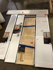 Lot of Assorted Closet Doors Various Models Sizes and Conditions Customer Returns See Pictures