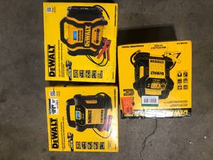 Lot of Assorted Dewalt Portable Power Stations Various Models and Conditions Customer Returns See Pictures