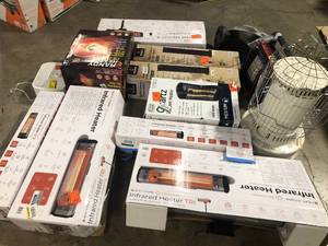 Lot of Assorted Heaters Various Models  and Conditions    Customer Returns See Pictures