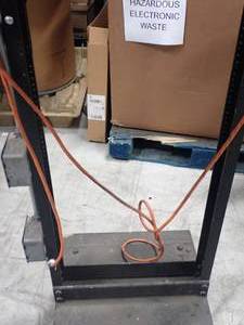Tech Rack on Wheels 24x21x50 has multople outlets , great for computer lab or work station