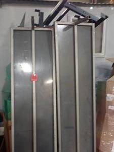 Metal Platforms 16 in wide 6.5 feet long , each has center legs only