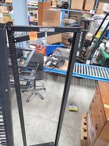 Goal post style data rack - can cut to any height very adaptable - includes cable management bracket on side