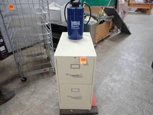 File Cabinet and Spray Tank, Tank is missing end straw can easily be replaced 15x27x29