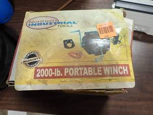 Electric Boat Winch - New in box with all parts - never used