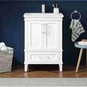 lot 5 image: OVE Decors Navata 24 Bath Vanity-Minor Cosmetic Issue