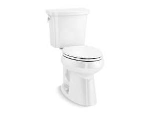 lot 2 image: KOHLER Highline White Elongated Tall Height 2-piece WaterSense Toilet 12-in Rough-In 1.28-GPF