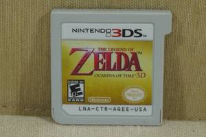 Nintendo 3DS Video Game -The Legend of Zelda Ocarina of Time 3D