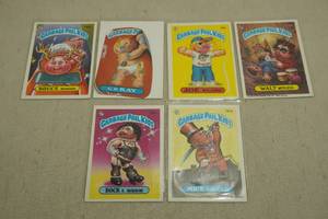 6 Vintage Garbage Pail Kids Cards